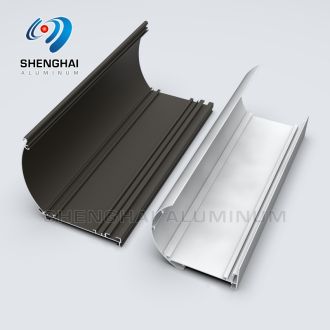 Curtain Aluminum Extrusion Rail Track Profiles