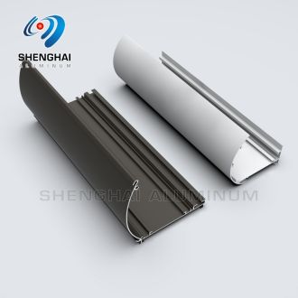 Curtain Aluminum Extrusion Rail Track Profiles