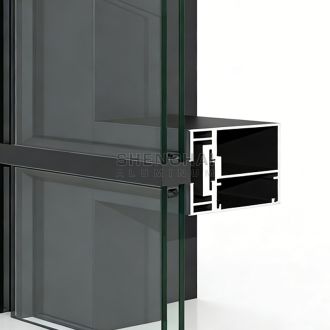 aluminum curtain wall profile