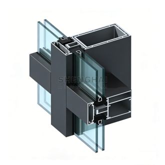 profile aluminium curtain wall