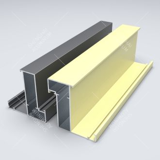 Modern Minimalist Aluminum Furniture Profile For Glass Wardrobe