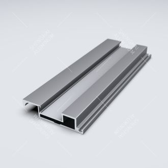 Modern Minimalist Aluminum Furniture Profile For Glass Wardrobe