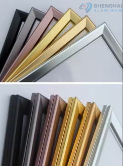 Aluminum Frame Profile for Picture Frames/Photo Frames/Mirror Frames Poster Snap Aluminum Profile