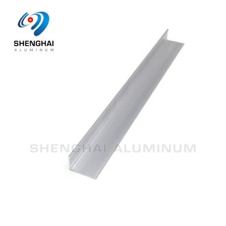 Polished Silver Aluminium Straight Edge Tile Trim