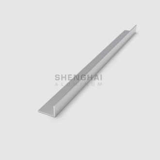 Brushed 90 Degree Aluminium Angle Trim Bright Silver