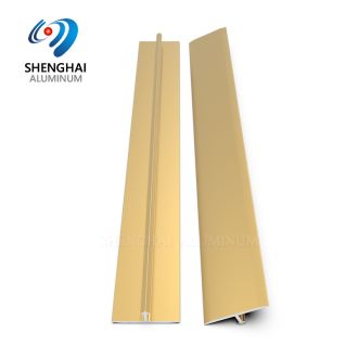 Gold T Shaped Metal Aluminium Tile Trim