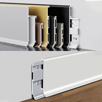Modern Aluminum Skirting Board | Waterproof & Customizable Metal Baseboard