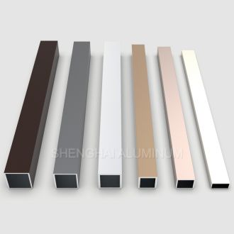 Powder Coating Aluminium Square Tube For Decoration