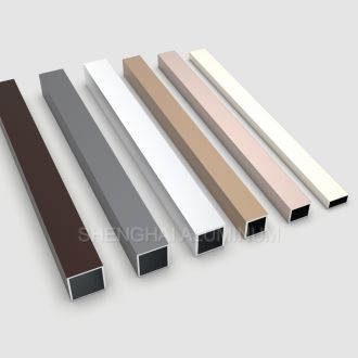 Powder Coating Aluminium Square Tube For Decoration