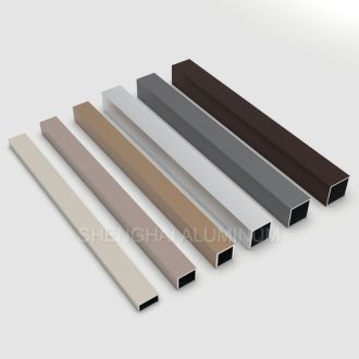 Powder Coating Aluminium Square Tube For Decoration