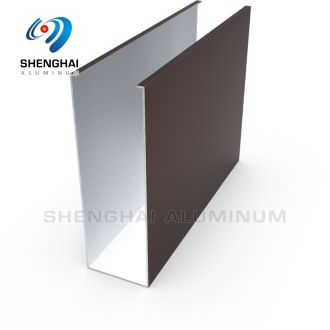 Aluminium U Baffle Ceiling Profiles