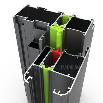 Heat Insulation Aluminium Bridge Window Profiles