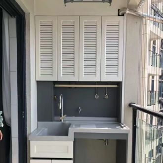 Moisture-Proof Aluminum Louver Blinds for Kitchens and Bathrooms