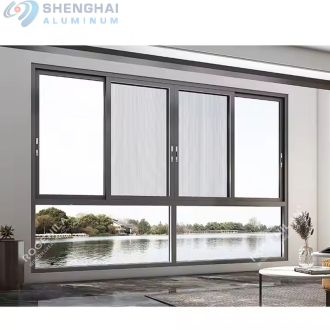 High quality soundproof doors and windows aluminum profiles