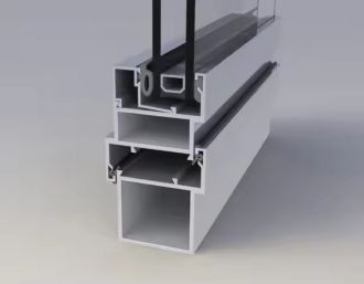 High-Quality Aluminum Extrusion for Doors and Windows - 6061 6063 T5 T6 Series, Customizable