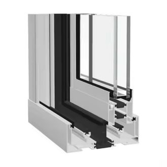 High-Quality Aluminum Extrusion for Doors and Windows - 6061 6063 T5 T6 Series, Customizable