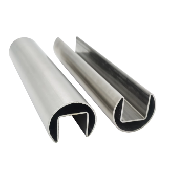 Aluminum U Channel Glass Railing Profiles