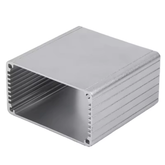 Custom Silver Aluminium Heat Sink Channel For Enclosure