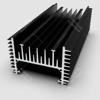 Anodized Black Electronic Aluminium Heat Sink For Poland