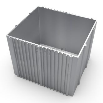 Custom Silver Aluminium Heat Sink Channel For Enclosure