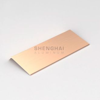 Shenghai flat aluminium skirting board