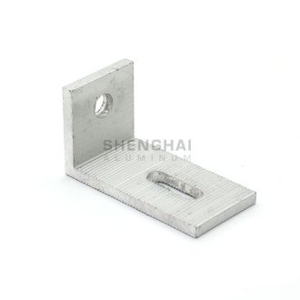 Aluminum L shape Corner For Solar Panel PV Mounting Bracket