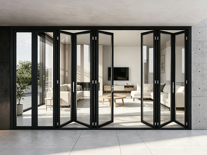 Alumininum folding door from Shenghai Aluminum