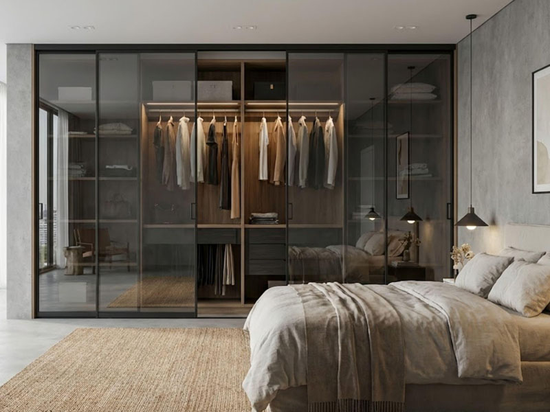 Aluminum Sliding Wardrobe Door