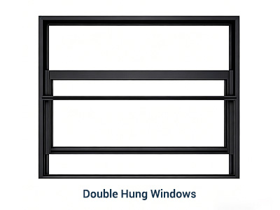 Aluminum double hung windows Aluminum double hung windows