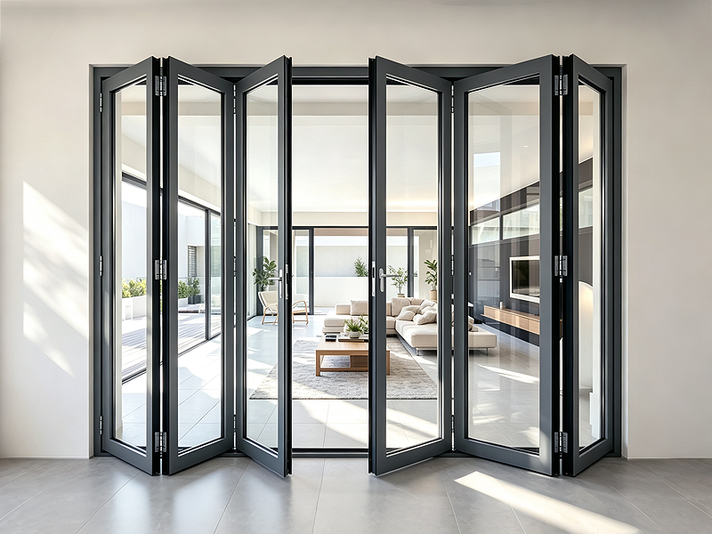 Aluminum folding door from Shenghai Aluminum Aluminum folding door from Shenghai Aluminum