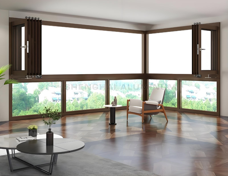 Aluminum profile sliding window Aluminum profile sliding window