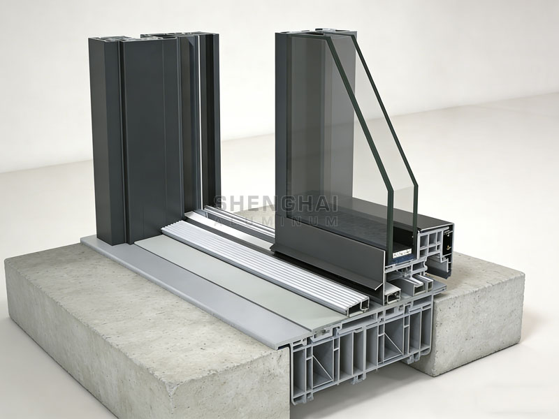 Aluminum profile window