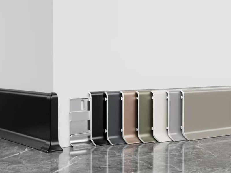Aluminum skirting board profile