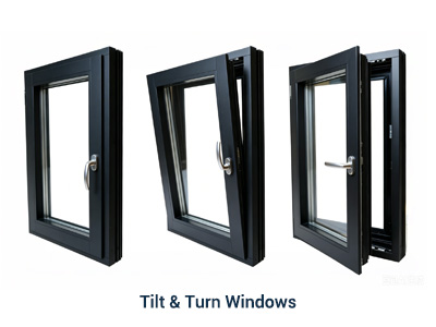 Aluminum tilt & turn windows Aluminum tilt & turn windows