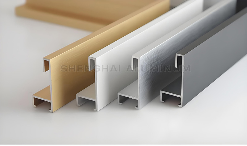 Brushed aluminum profile Brushed aluminum profile