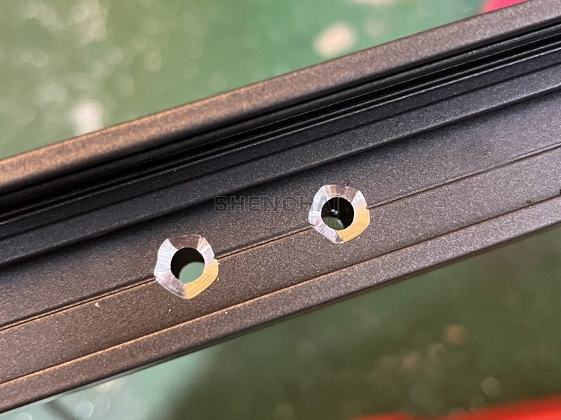 CNC machining aluminum window frame profiles CNC machining aluminum window frame profiles