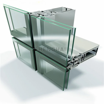 Hidden frame curtain wall Hidden frame curtain wall