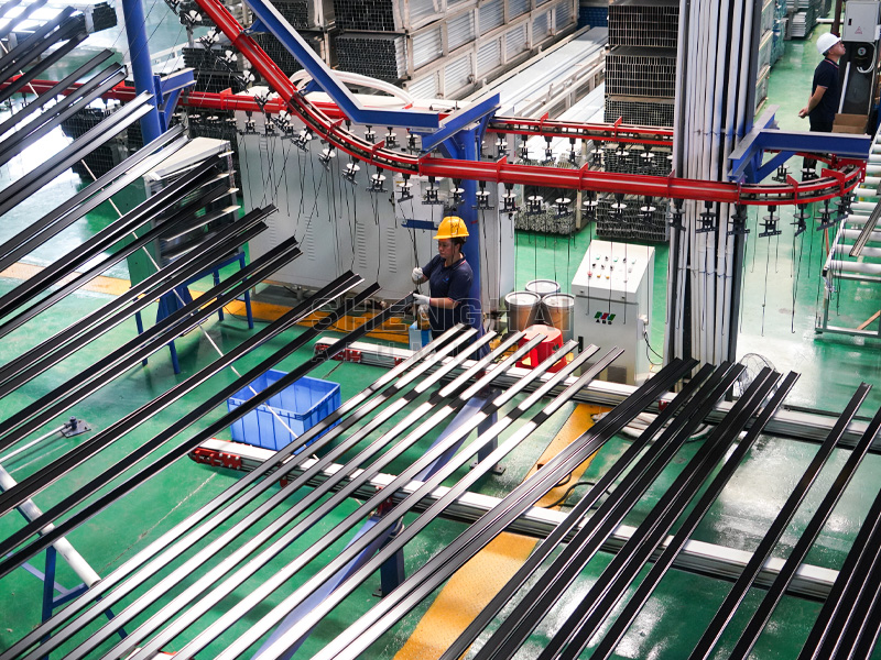 Powder Coated Aluminum window profile