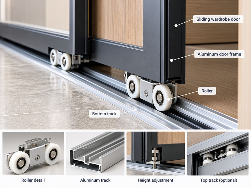 Sliding Tracks and Rollers Affect Frame
