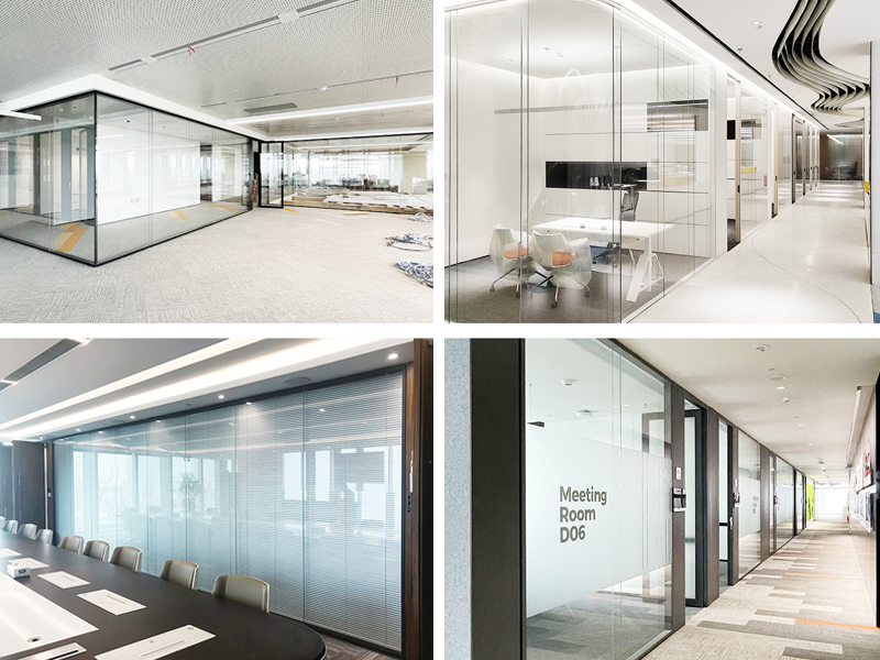 Aluminum partition profile application Aluminum partition profile application