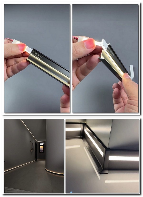 Image of LED Skirting Board | Modern Light Strip Skirting for Home & Office Image of LED Skirting Board | Modern Light Strip Skirting for Home & Office