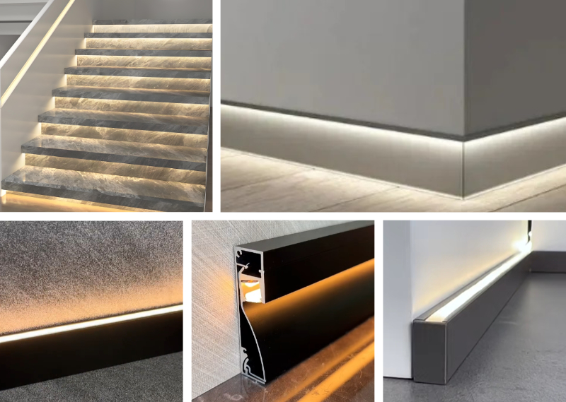 Image of Aluminum Alloy Skirting for Modern Home Decoration