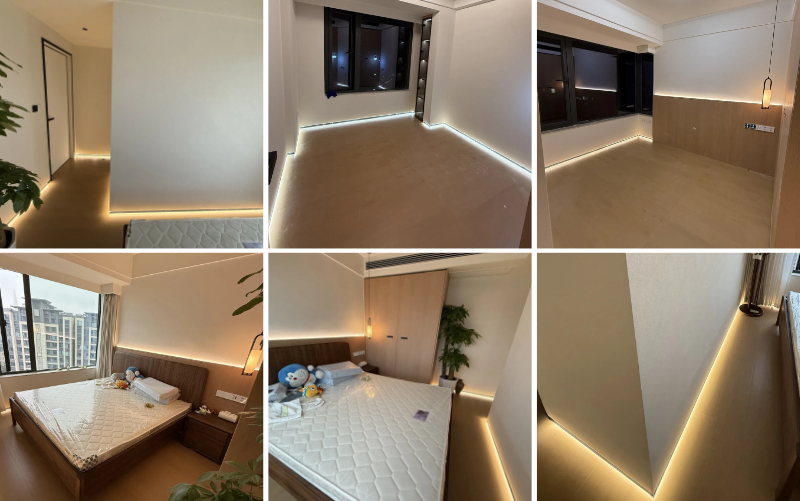 Image of LED Luminous Skirting Board with Smart Dimming | Modern Home Lighting Upgrade