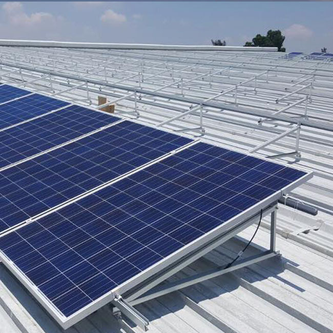 Image of Custom Aluminium Solar Panel PV Mounting Rail Structure Image of Custom Aluminium Solar Panel PV Mounting Rail Structure